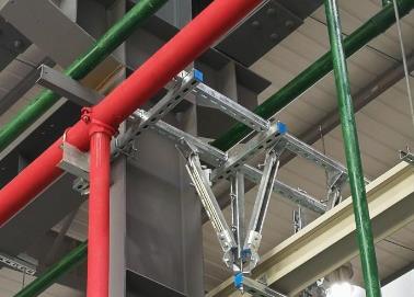 鼎湖该抗震支架的整体式支吊架结构协调性好